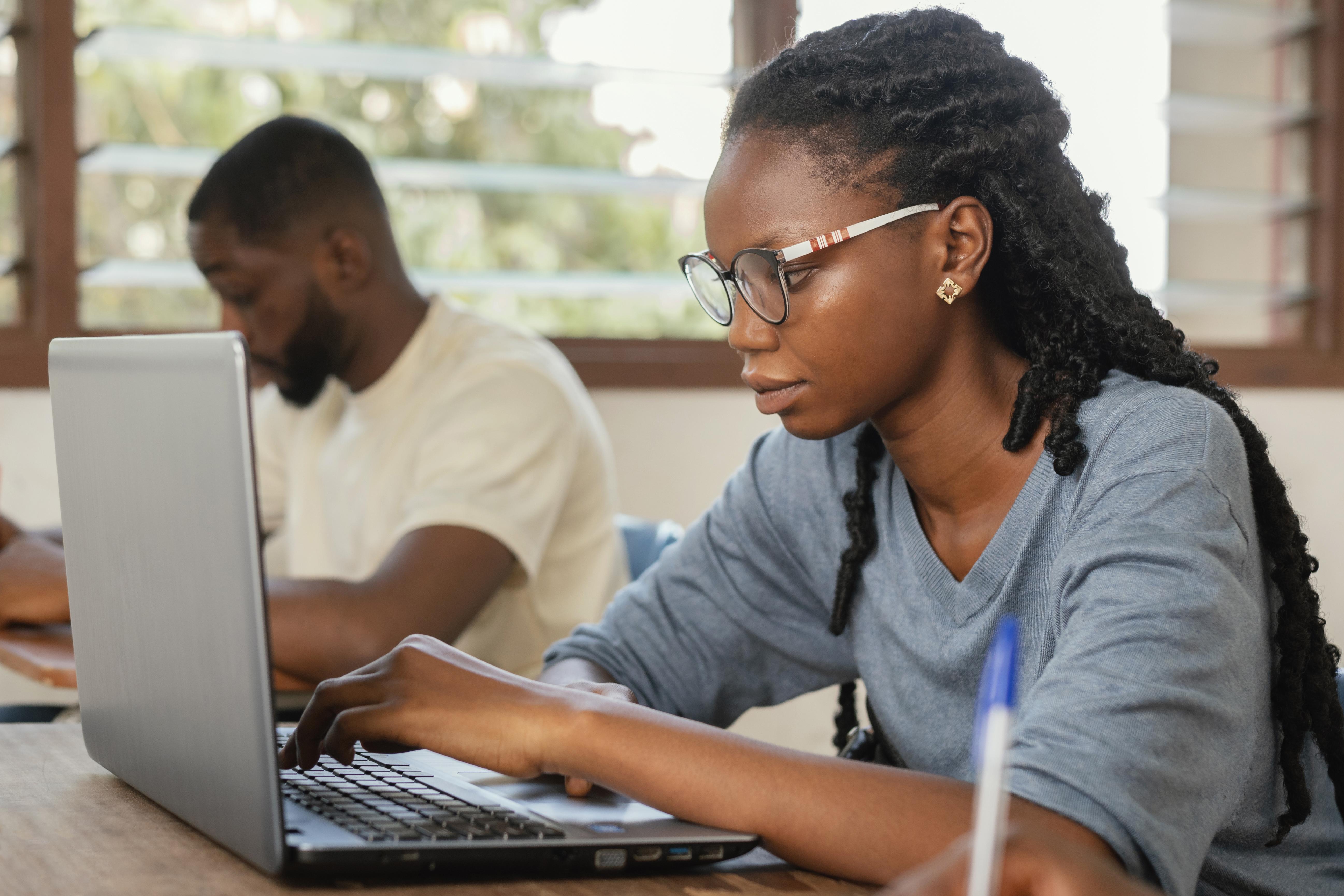 Students learning